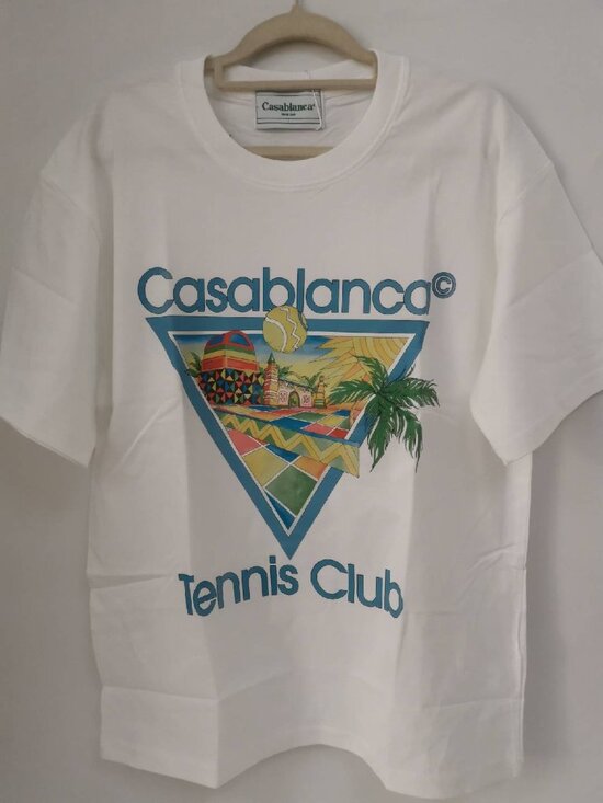 Casablanca Tops - Casablanca Short Sleeve T-Shirt Stylish Crew Neck Tee Unisex